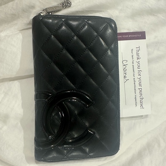 Authentic Chanel Cambon Black/Pink Organizer! - Picture 1 of 11